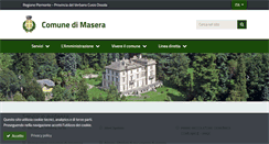 Desktop Screenshot of comune.masera.vb.it